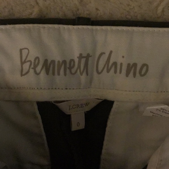 J.Crew Bennett Chino Army Green EUC size 0 - Picture 3 of 3